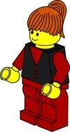 red lego figure