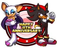 clipart of the Shadow From Sonic