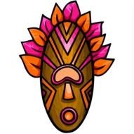 Tiki Mask Template Sco