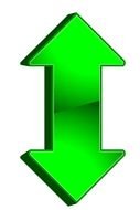 Green Up Arrow drawing
