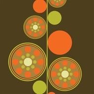drawn circles of different shapes on the stem