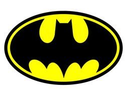 Clip art of batman logo
