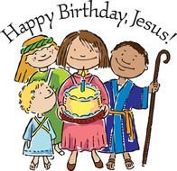 Happy Birthday Jesus drawing