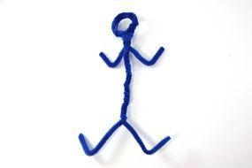 Running Man Stick drawing