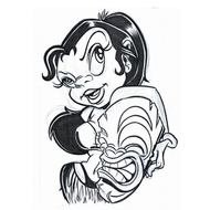 Related Pictures Tiki Mask Coloring Page Of