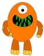 Monster Printable Coloring Sheet Karen Cookie Jar