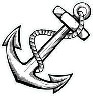 Anchor Tattoos Designs drawing