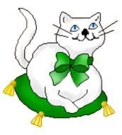 Free Cat Of Cats On Green Velvet Pillows