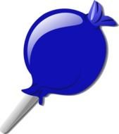 Blue Lolly At Clkercom Vector Online Royalty