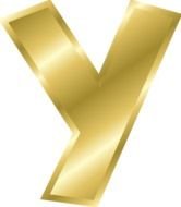 clipart of the letter y