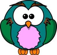 Cute Owl Cartoon At Clkercom Vector Online