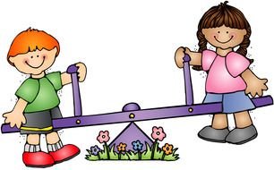 picture of children on a swing with balance