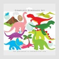 Dinosaur Dinosaurs Prehistoric Triceratops T Rex clipart
