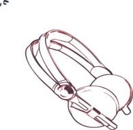Headphones At Clkercom Vector Online Royalty