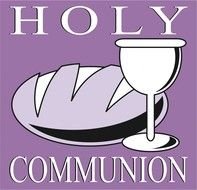 Holy Communion bread and wine drawing