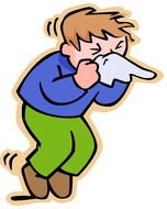 drawing of a sick person