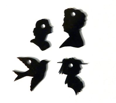gallery of black silhouettes