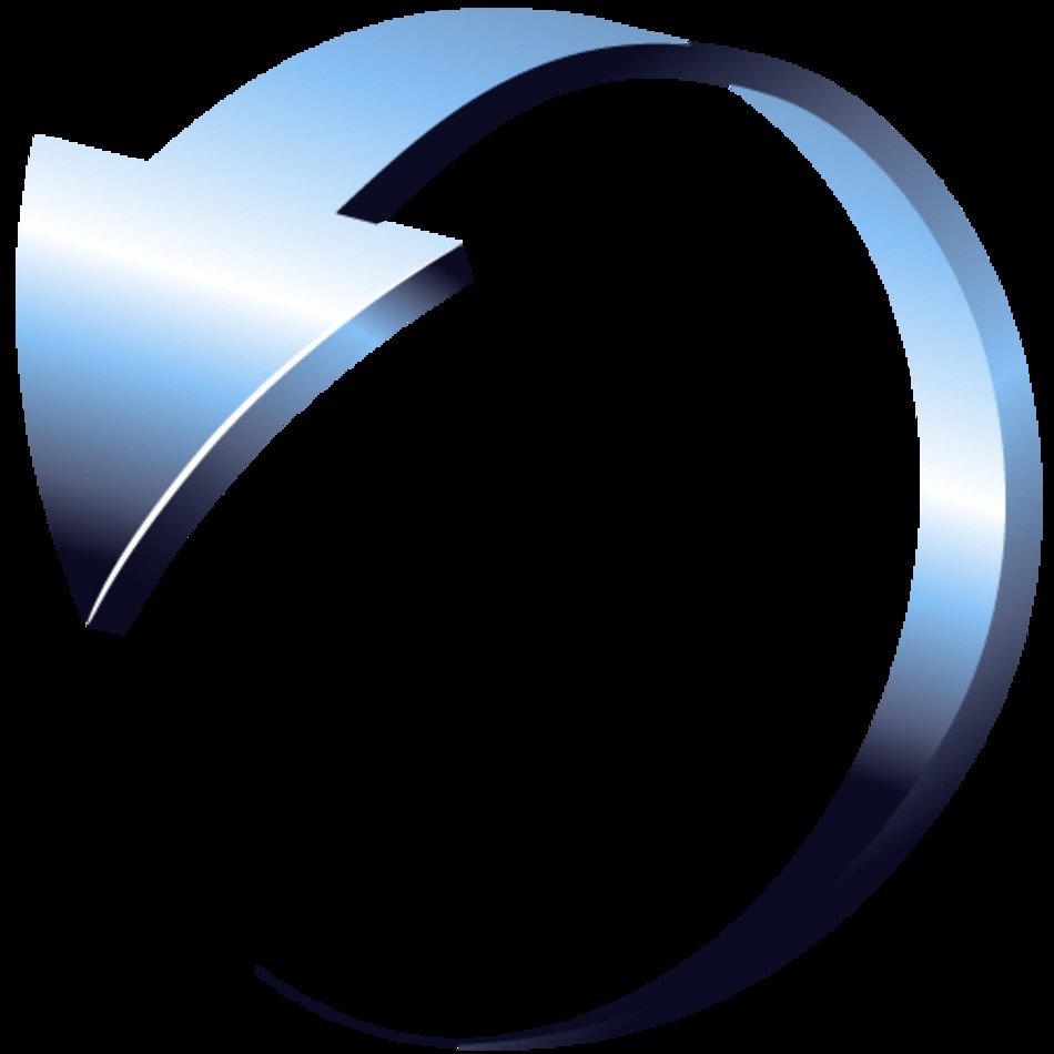 double arrow on a black background