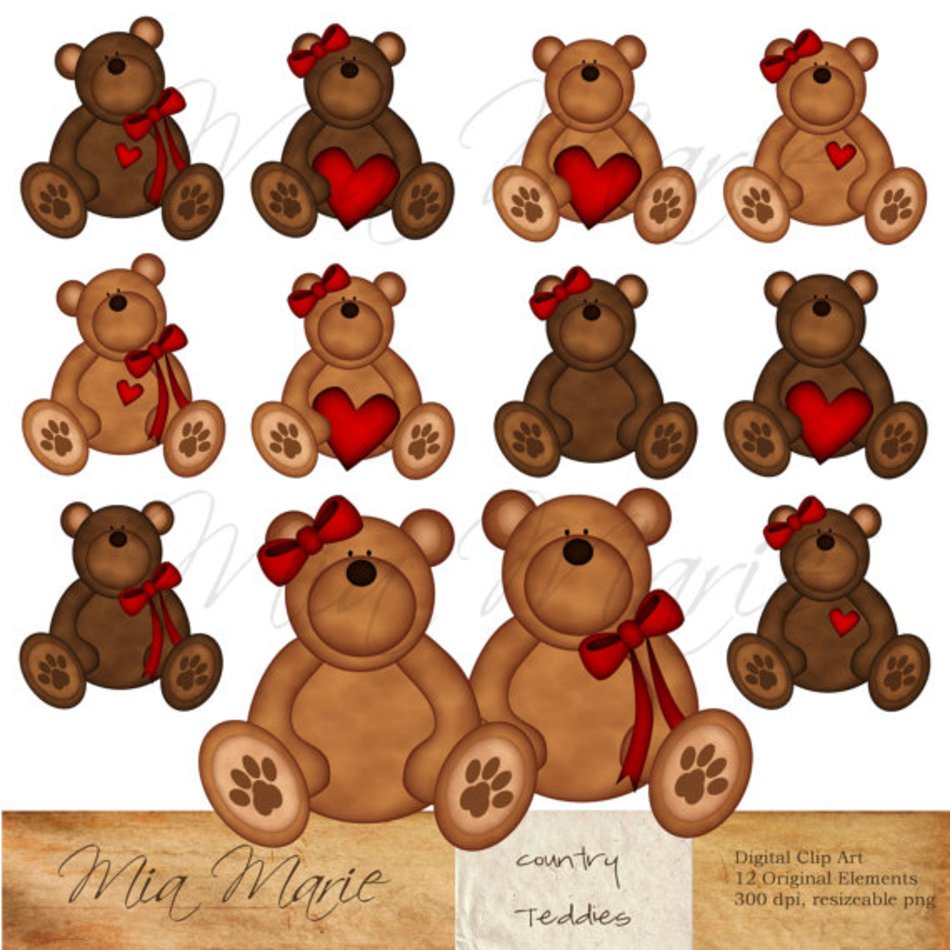 Clip Art Teddy Bear
