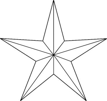 Three Western Star Scrolls