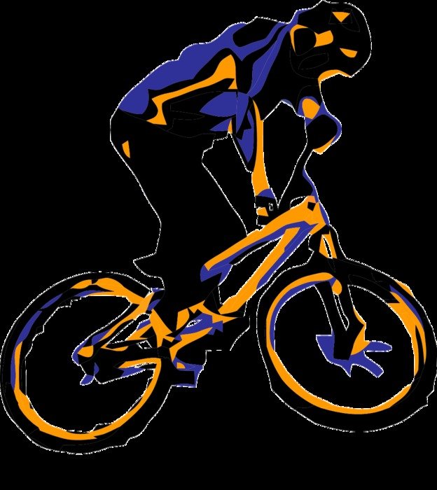 neon Bike drawing