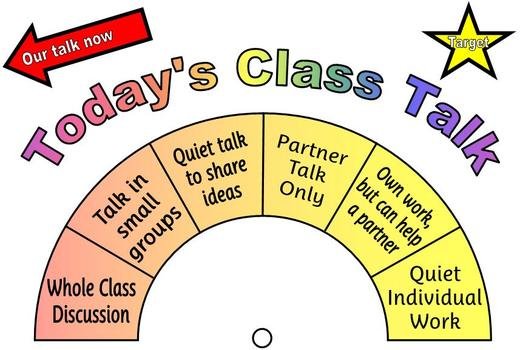 Today's Class Talk as the inscription in the picture
