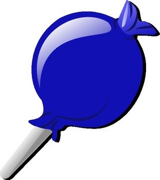 Blue Lolly At Clkercom Vector Online Royalty