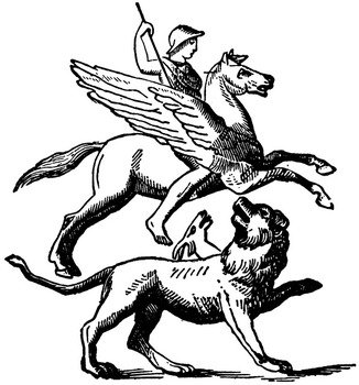 Bellerophon Pegasus And The Chimera Etc