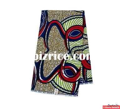 Veritable Wax Printed Fabric Real Vlisco Angel