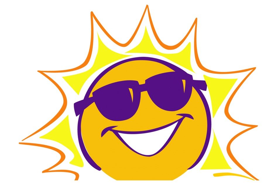 illustration of the cool sun