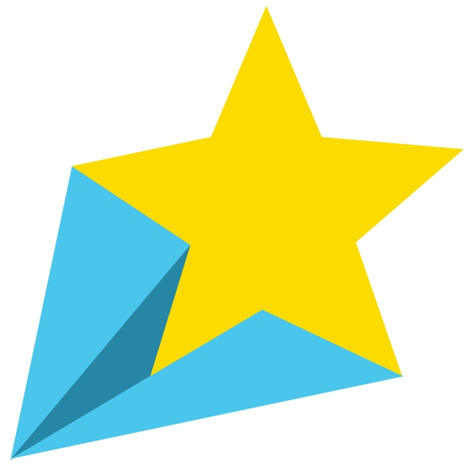Star Retro drawing