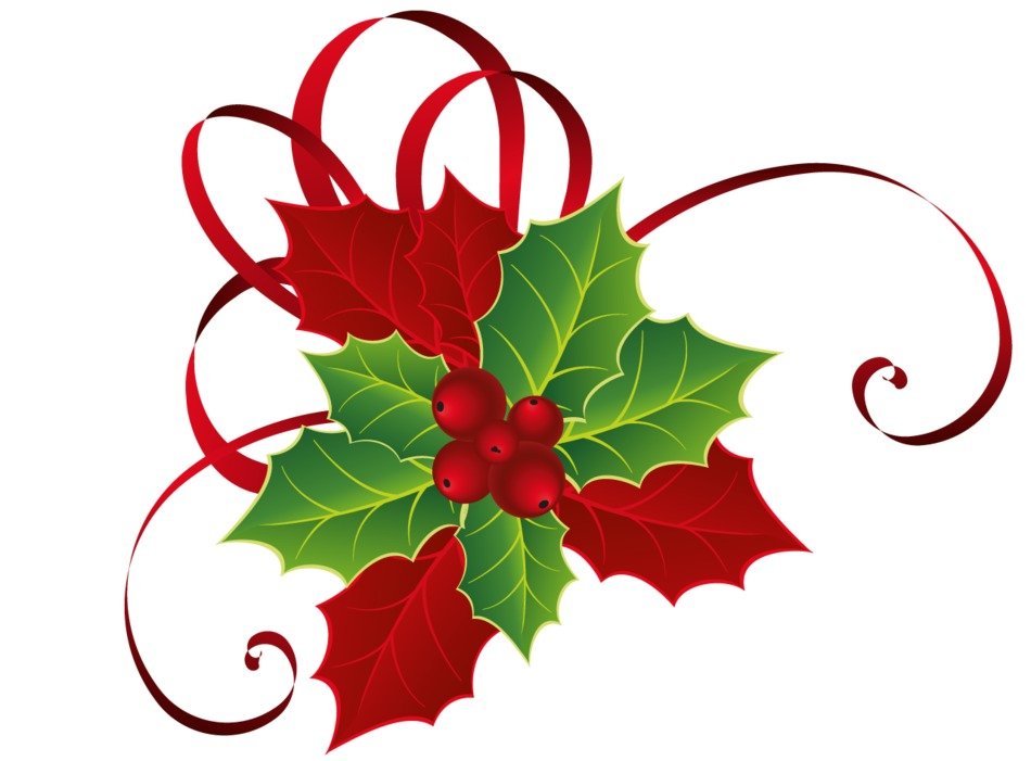 clipart of the red holly berries
