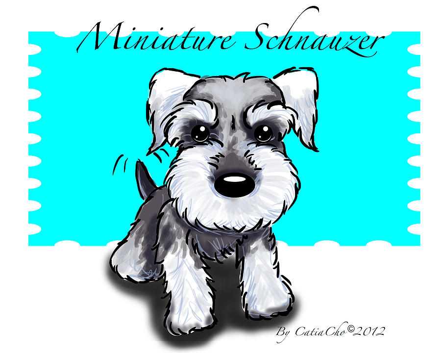 Schnauzer Cartoon / Please bookmark this domain and unblock on us