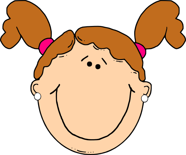 Pigtail Hair girl drawing free image download