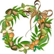 Fall Wreath drawing