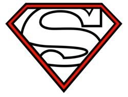 Superman Cape Logo drawing