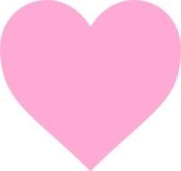 Simple Pink Heart At Clkercom Vector Online