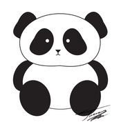 cute Panda drawing