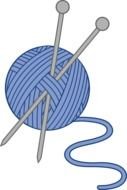 Knitting Ball drawing