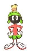 Clipart of How To Draw Marvin The Martian