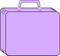 Colorless Suitcase At Clkercom Vector Online