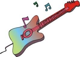 gitara drawing clipart