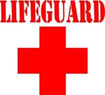 life guard red cross drawing