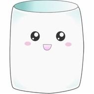 Cute Kawaii Happy Marshmallow Sculpture Photo Sculptures Zazzle