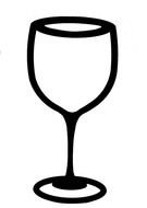 one Wine Glass drawing