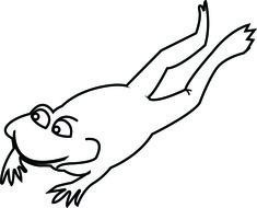 black and white drawing frogs for coloring