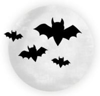 Cute Bat Black And White drawing