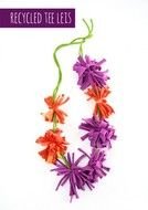 Diy Handmade Recycled Tee Leis Aloha Bali Hawaiian Luau