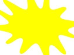 drawing of Yellow Splatter