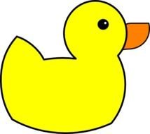 Yellow Duck At Clkercom Vector Online Royalty